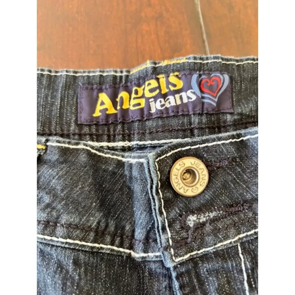 Angels Women's Size 18 Western Style Bootcut Denim‎ Blue Jeans NWT